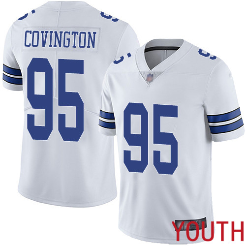 Youth Dallas Cowboys Limited White Christian Covington Road 95 Vapor Untouchable NFL Jersey